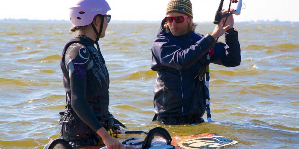 Kitesurf-Schulung